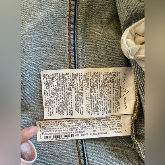 Zara denim jacket. Size XS - Picture 5 of 5